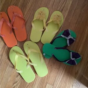 Colorful Flip Flop Set